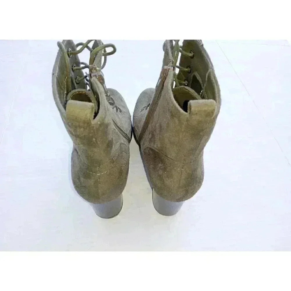 PAZZLE  Women's Forest Green Boots Sz8 - Picture 10 of 12